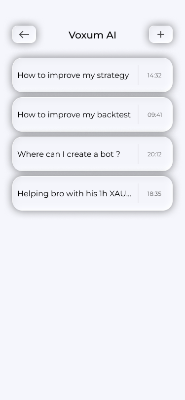 Conversations and new chat