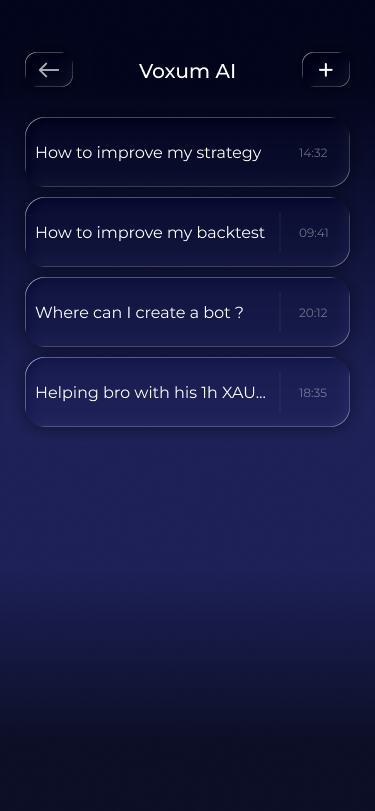 Conversations and new chat