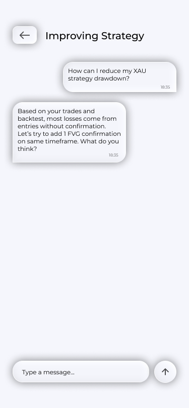 Example strategy conversation