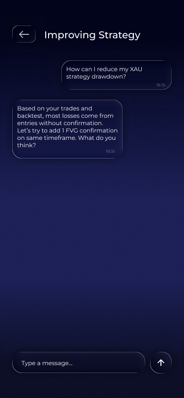 Example strategy conversation